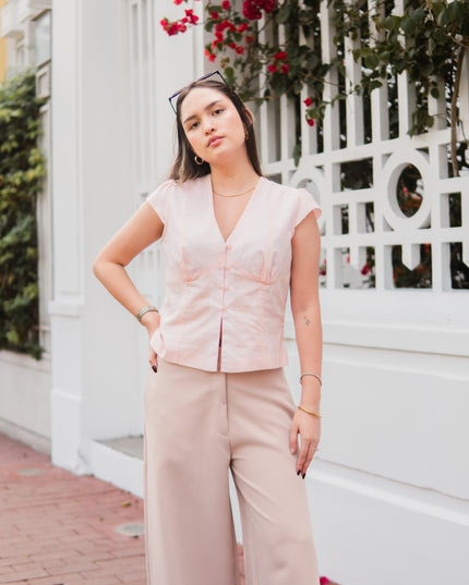 Blusa Marina en Cotton Algodón
