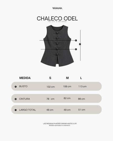 Chaleco Zoe | Chaleco Sastre para Mujer con Lazos – VANANA