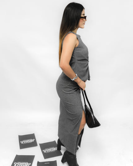 Falda Lorenza en Material Chompero