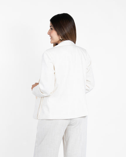 BLAZER ABRIL EN LINO GRECIA NATURAL