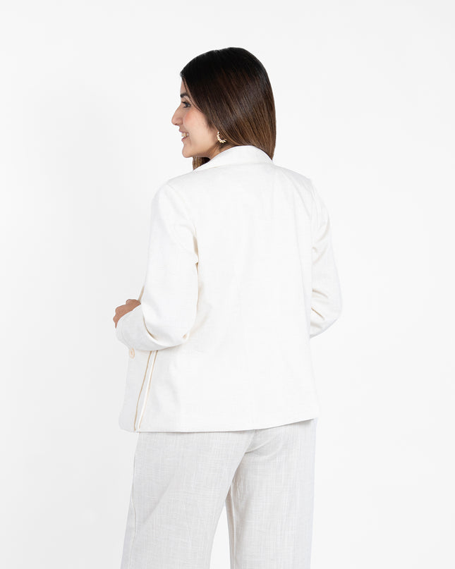 BLAZER ABRIL EN LINO GRECIA NATURAL