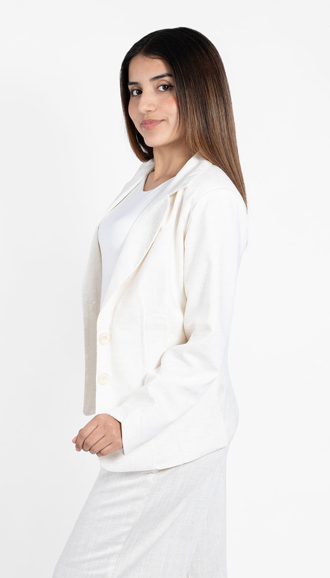 Blazer ABRIL En Lino Grecia
