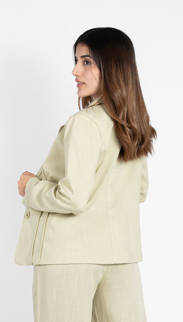 Blazer ABRIL En Lino Grecia