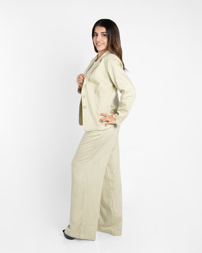 BLAZER ABRIL EN LINO GRECIA LIMON