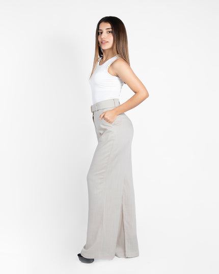 PANTALON ALBA EN LINO GRECIA ARENA