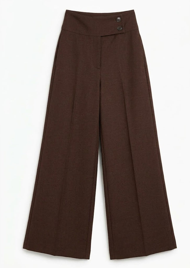 Pantalón Larisa Mujer | Pantalón Wide Leg de Tiro Alto – VANANA