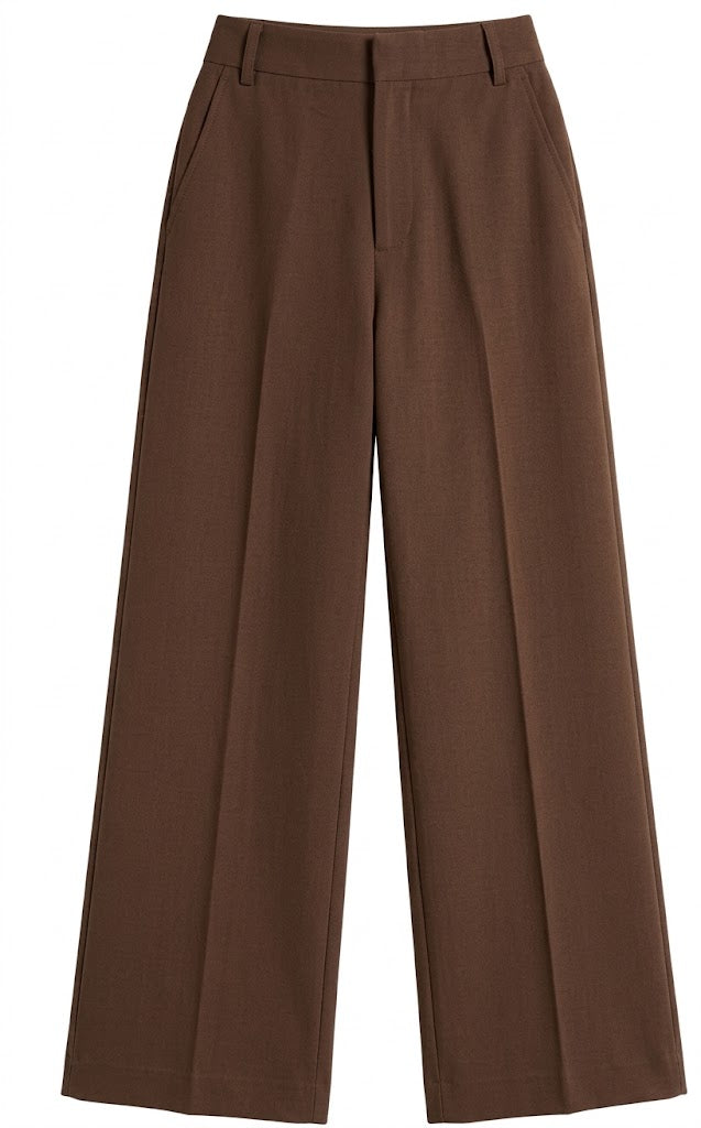 Pantalón Zoe Mujer | Pantalón Sastre Wide Leg – VANANA