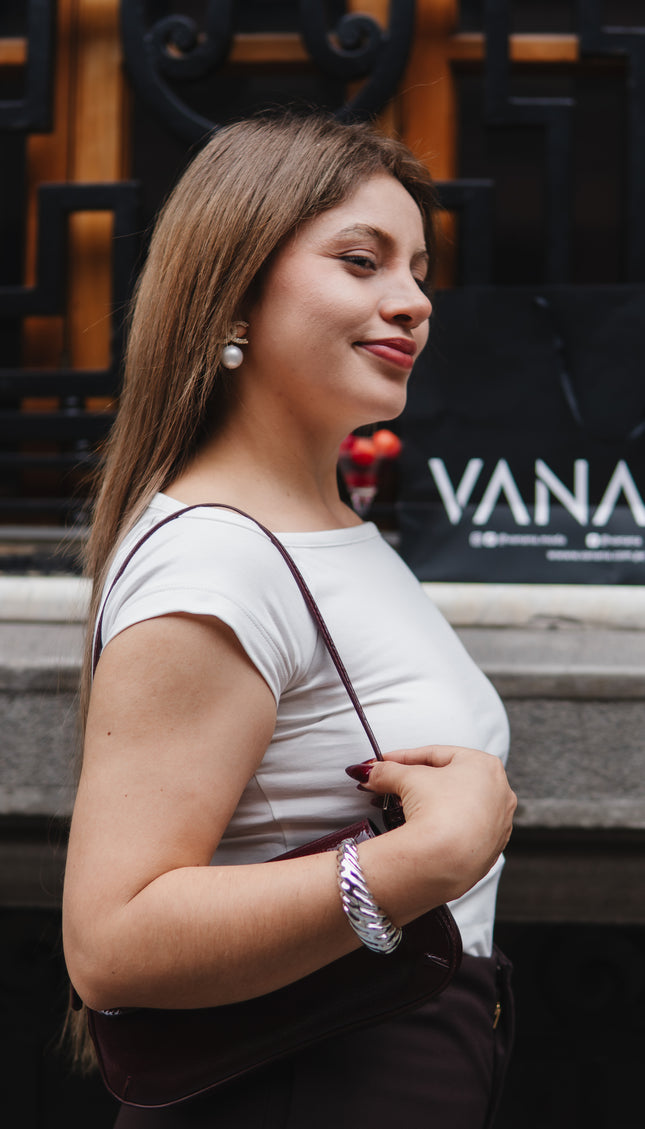 Polo Elie Mujer Escote Bote Manga Corta | VANANA