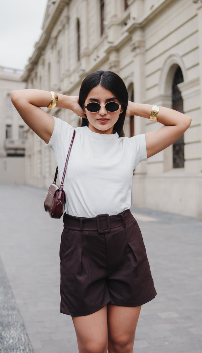 Polo Noa Mujer Manga Corta Cuello Redondo | VANANA