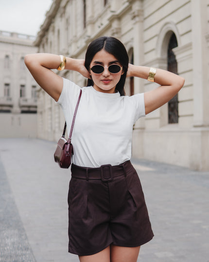 Polo Noa Mujer Manga Corta Cuello Redondo | VANANA