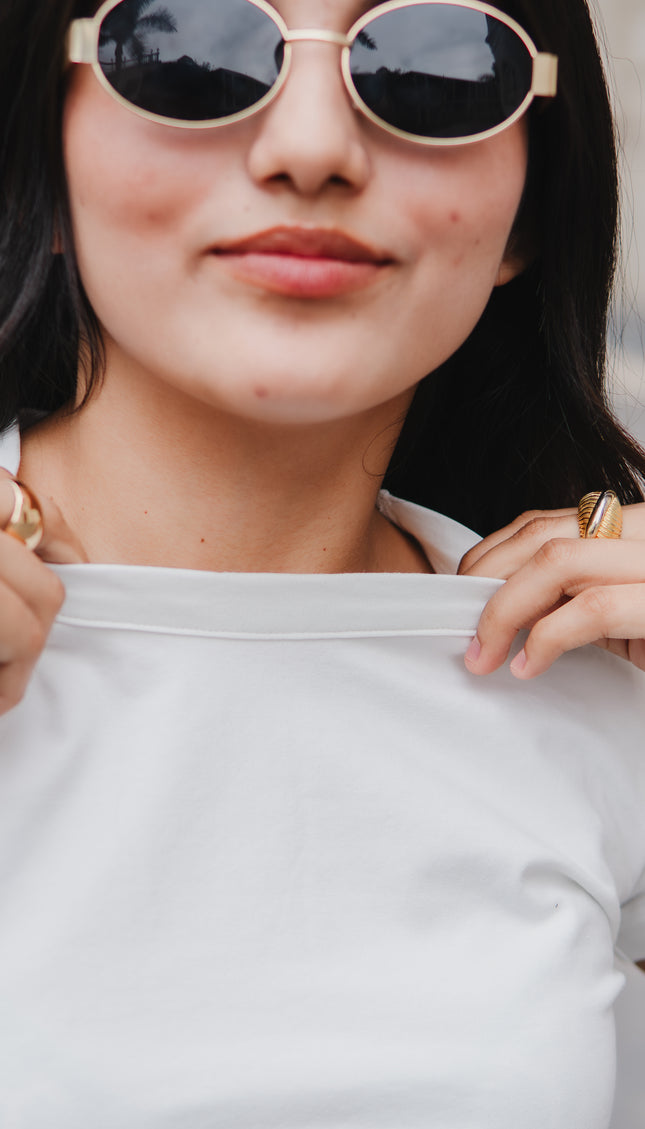 Polo Noa Mujer Manga Corta Cuello Redondo | VANANA