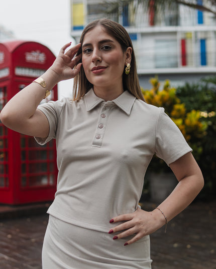 Polo Cuello Camisero Carolina en Canberra