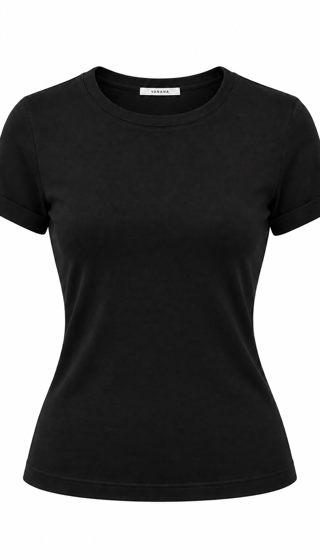 Polo Noa Mujer Manga Corta Cuello Redondo | VANANA