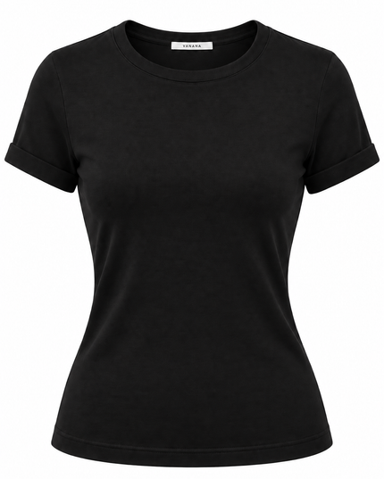 Polo Noa Mujer Manga Corta Cuello Redondo | VANANA