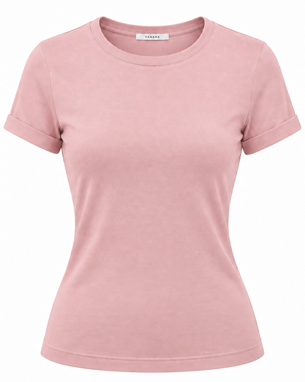 Polo Noa Mujer Manga Corta Cuello Redondo | VANANA