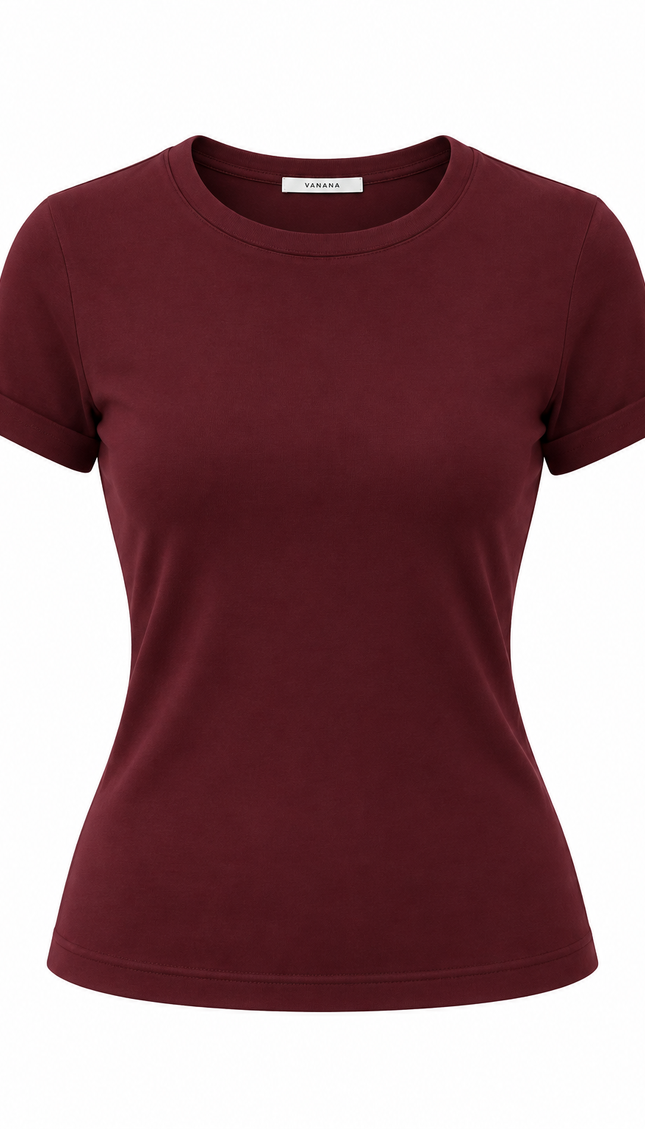 Polo Noa Mujer Manga Corta Cuello Redondo | VANANA