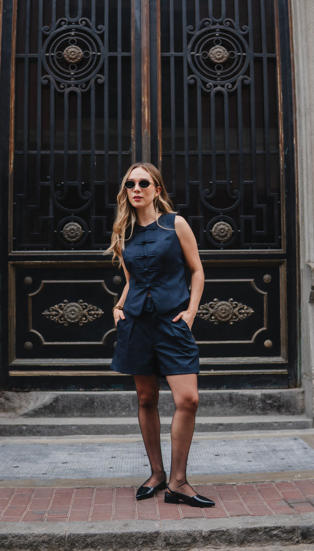 Short Odel con Correa | Short Sastre para Mujer – VANANA
