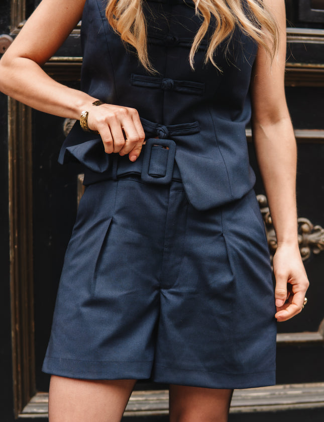 Short Odel con Correa | Short Sastre para Mujer – VANANA