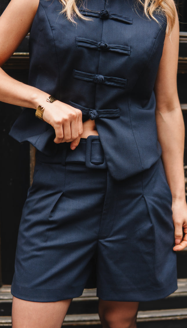 Short Odel con Correa | Short Sastre para Mujer – VANANA