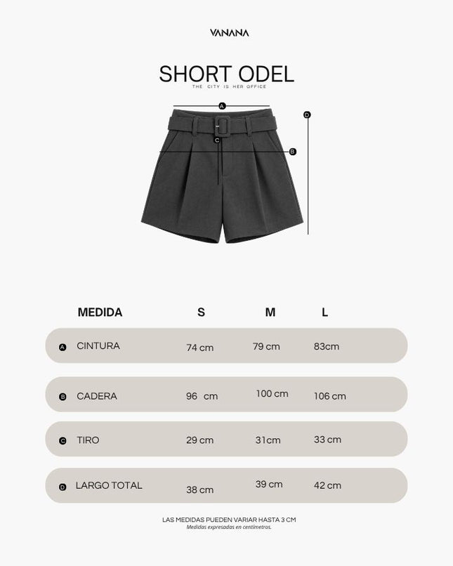 Short Odel con Correa | Short Sastre para Mujer – VANANA