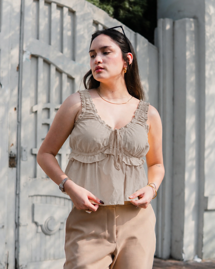 Top Korina en Cotton Slub