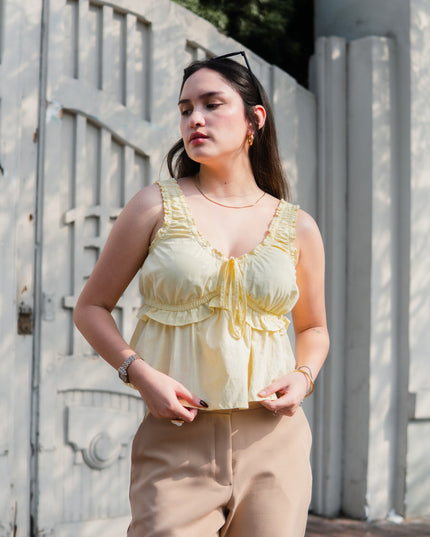 Top Korina en Cotton Slub