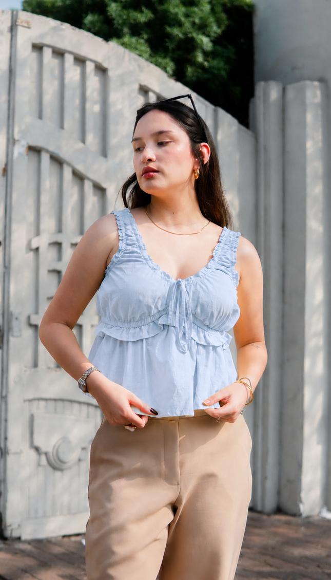 Top Korina en Cotton Slub