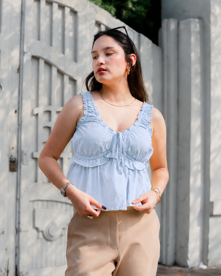 Top Korina en Cotton Slub
