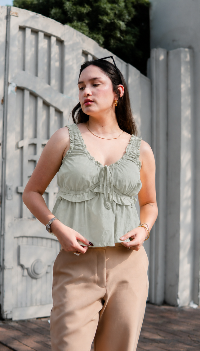 Top Korina en Cotton Slub