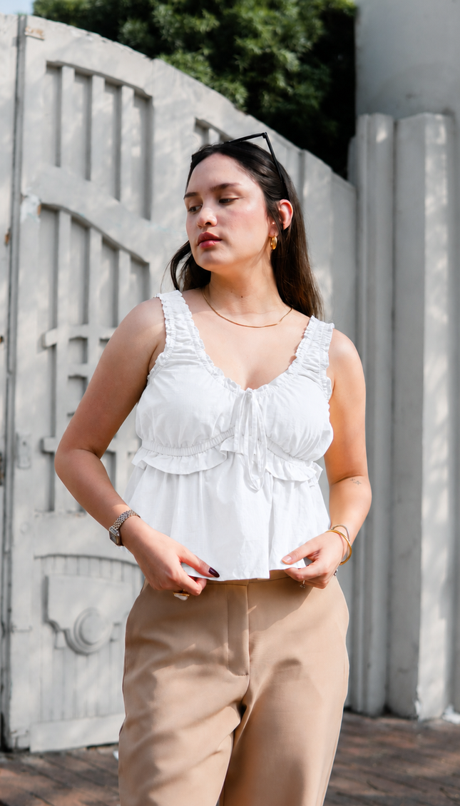 Top Korina en Cotton Slub