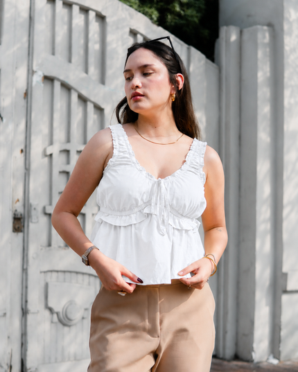 Top Korina en Cotton Slub