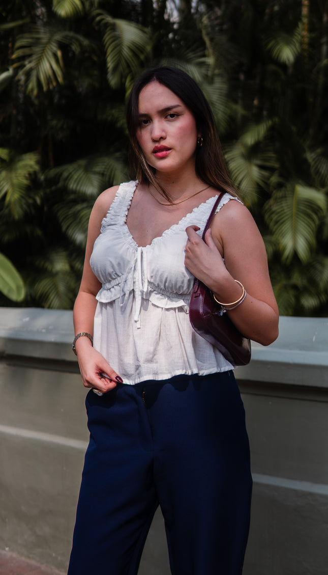 Top Korina en Cotton Slub