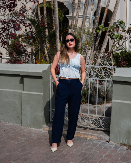 Top Korina en Cotton Slub