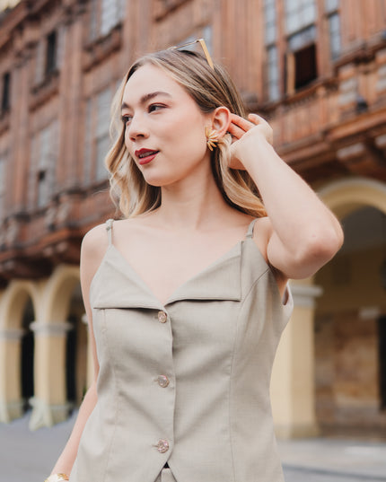 Top Odel Mujer | Top Sastre con Tirantes – VANANA