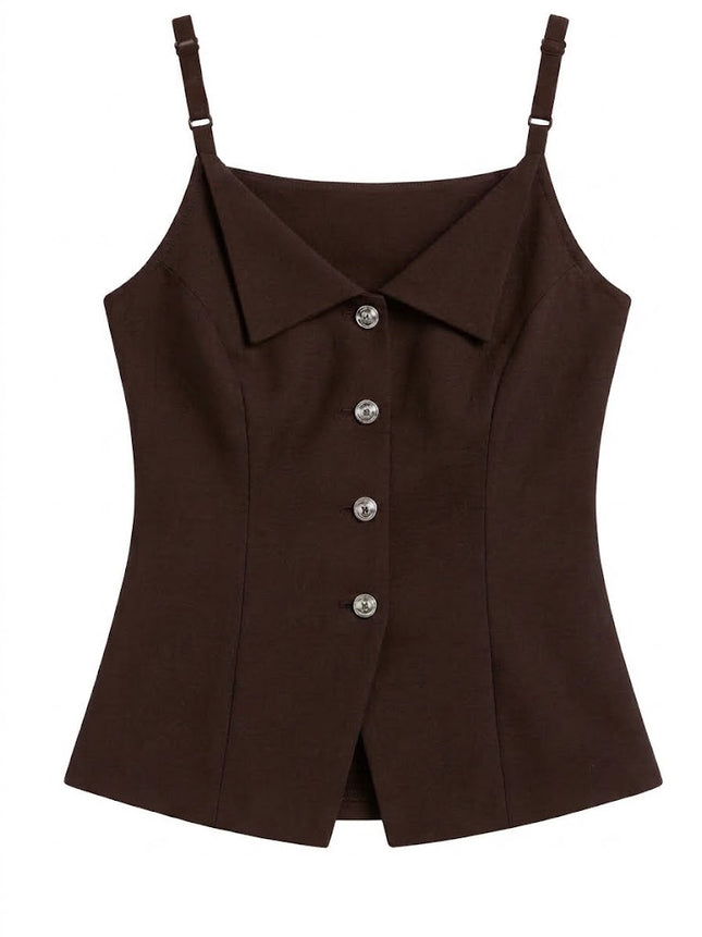Top Odel Mujer | Top Sastre con Tirantes – VANANA