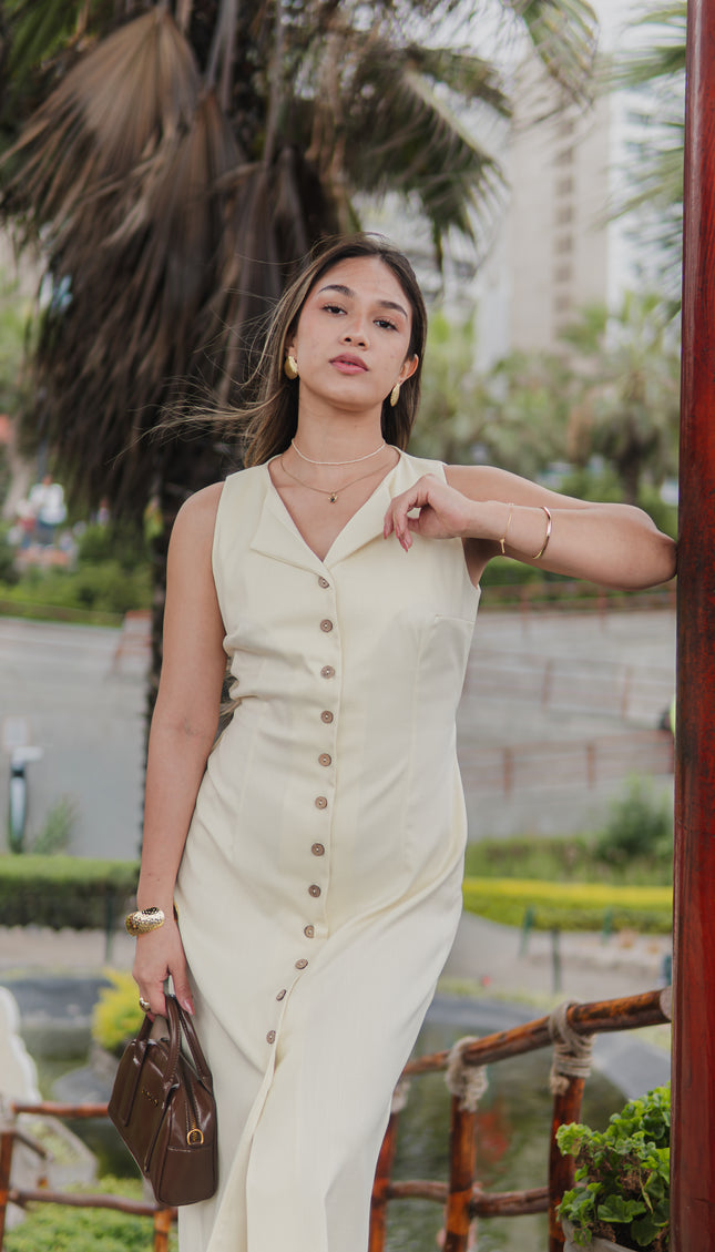 Vestido Laura en Lino Rayón