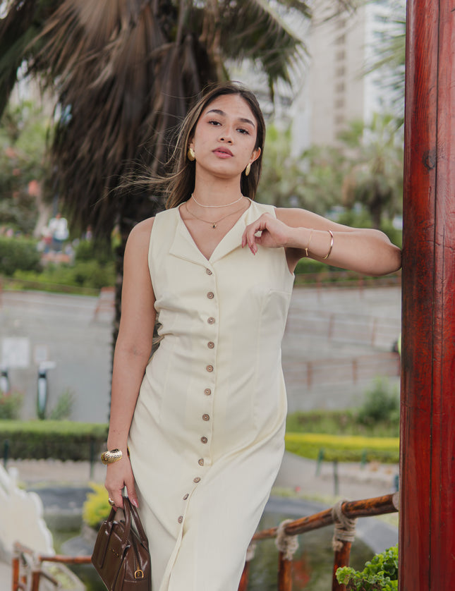 Vestido Laura en Lino Rayón