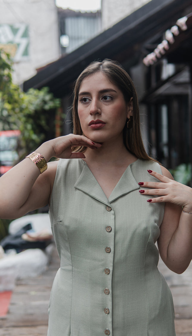 Vestido Laura en Lino Rayón