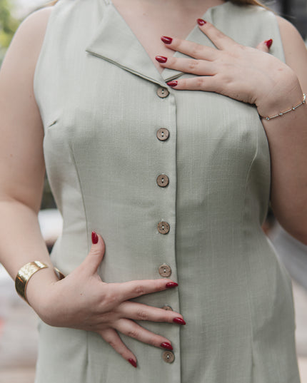 Vestido Laura en Lino Rayón