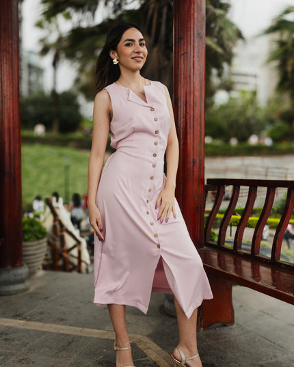 Vestido Laura en Lino Rayón