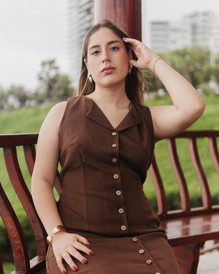 Vestido Laura en Lino Rayón