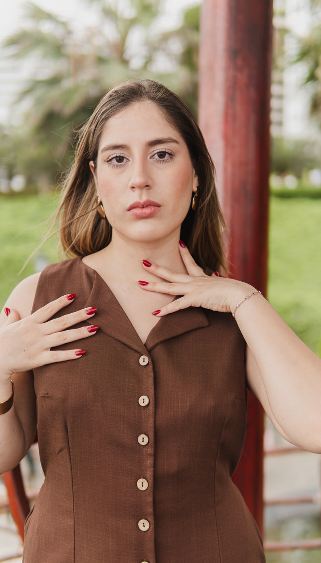 Vestido Laura en Lino Rayón