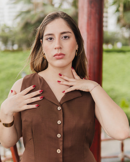 Vestido Laura en Lino Rayón